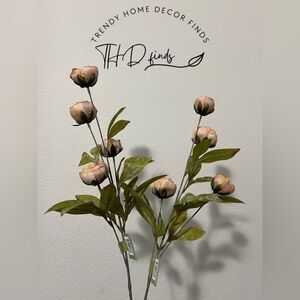 Viral Ashland Tan Peony Stem Michael’s- Set of 2